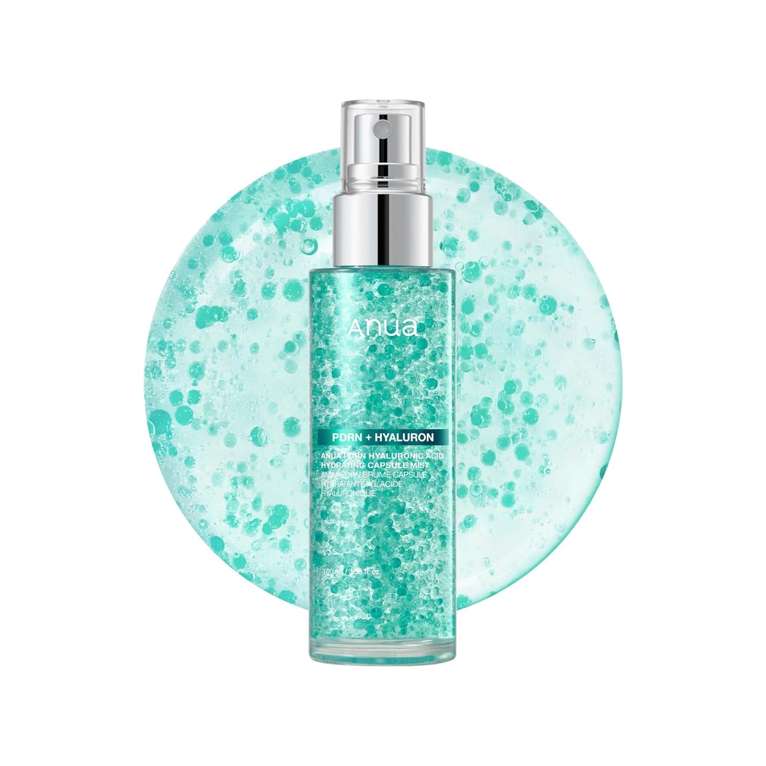 PDRN Collagen Glow Facial Serum Spray, Hydrating Face Mist, Hyaluronic Acid, Dewy Glass Finish, All Skin Types, Instant Plumping Hydration, Firming Care, Korean Skincare, 3.38 Fl Oz