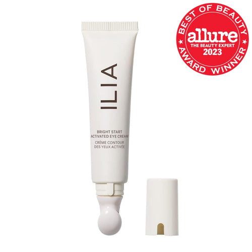 - Plant-Based Bright Start Activated Eye Cream with Massage Tool Tip | Weightless, Cooling, Help Reduce Puffiness + Fine Lines | Silicone-Free, Cruelty-Free, Vegan, Clean Beauty (0.5 Oz | 15 Ml)