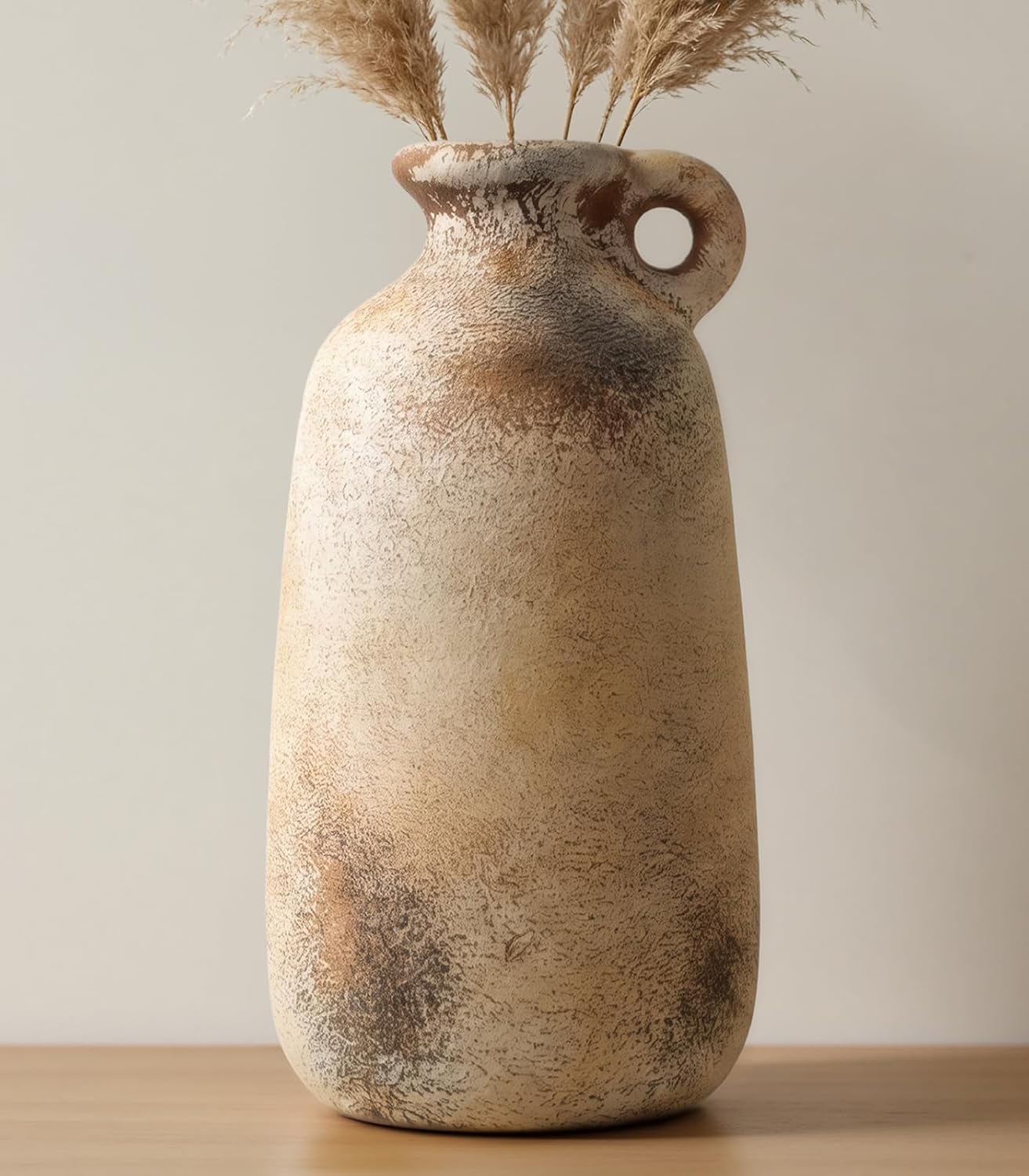 Large Ceramic Rustic Vintage Farmhouse Table Vases 