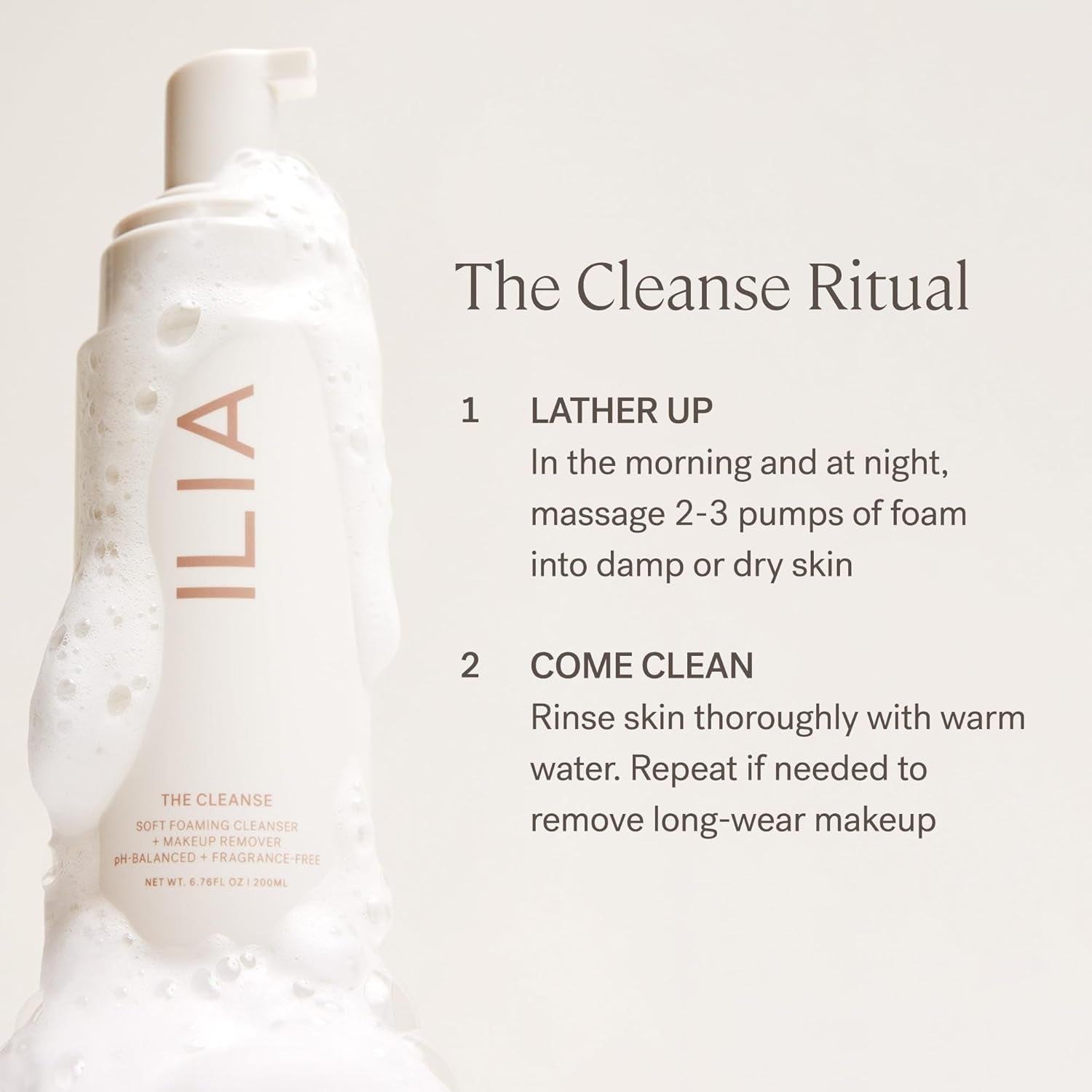 - the Cleanse Soft Foaming Cleanser + Makeup Remover | Replenish, Hydrate, Cleanse, Soften, Refresh Skin | Non-Toxic, Vegan, Cruelty-Free, Clean (6.76 Fl Oz | 200 Ml)